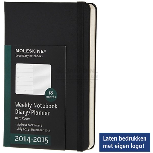 Moleskine agenda met logo