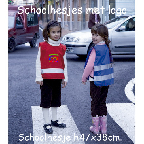 Schoolhesje bedrukt