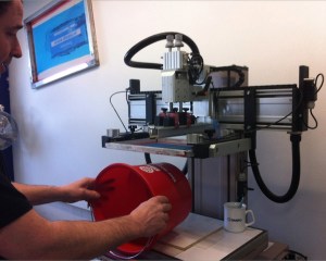 bedrukken, emmers, logo