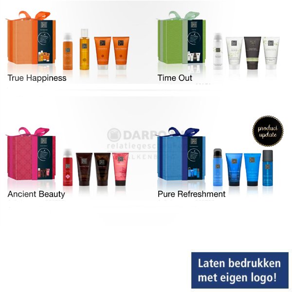 Relatiegeschenk, Rituals, Giftset, bedrukken