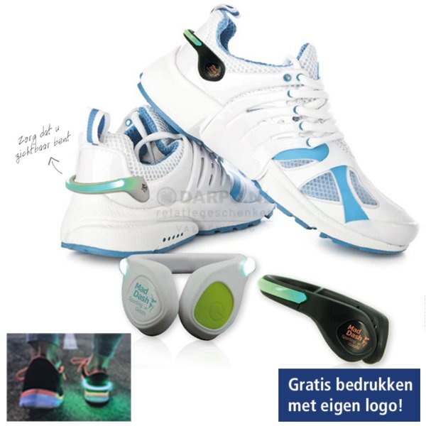 schoenverliching,led, schoenen, bedrukken, veiligheid