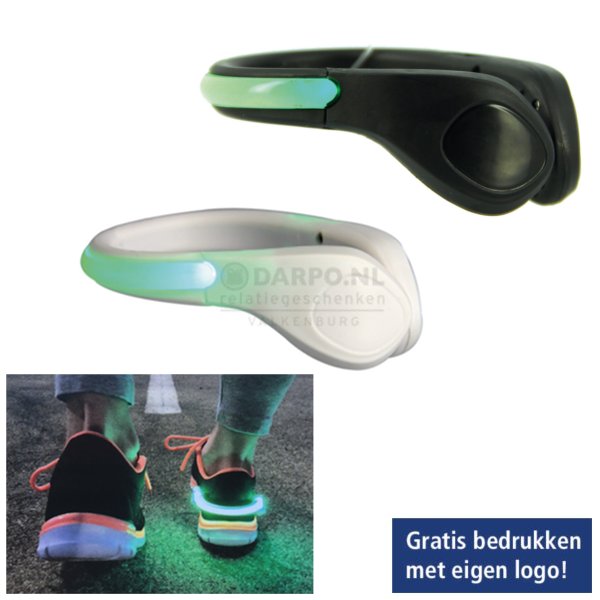 schoenverlichting, logo, bedrukken, relatiegeschenken
