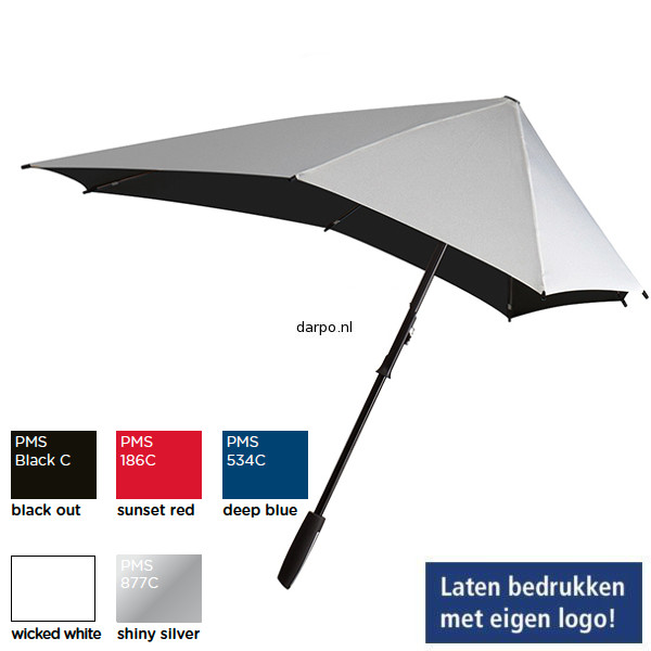 Senz, XL, stormparaplu, bedrukken, logo, relatiegeschenken