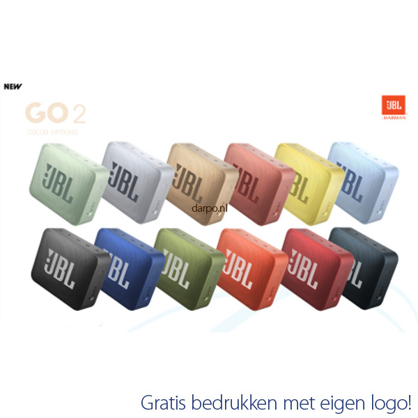 JBL,GO2,bedrukken,logo, relatiegeschenken