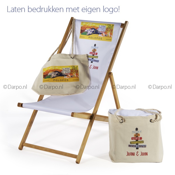 canvas-strandtas-bedrukt-logo